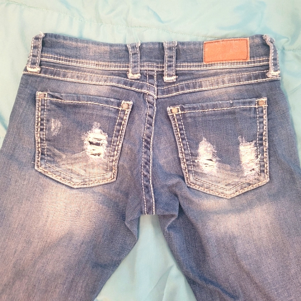 BKE Stella low rise cropped jeans size 29